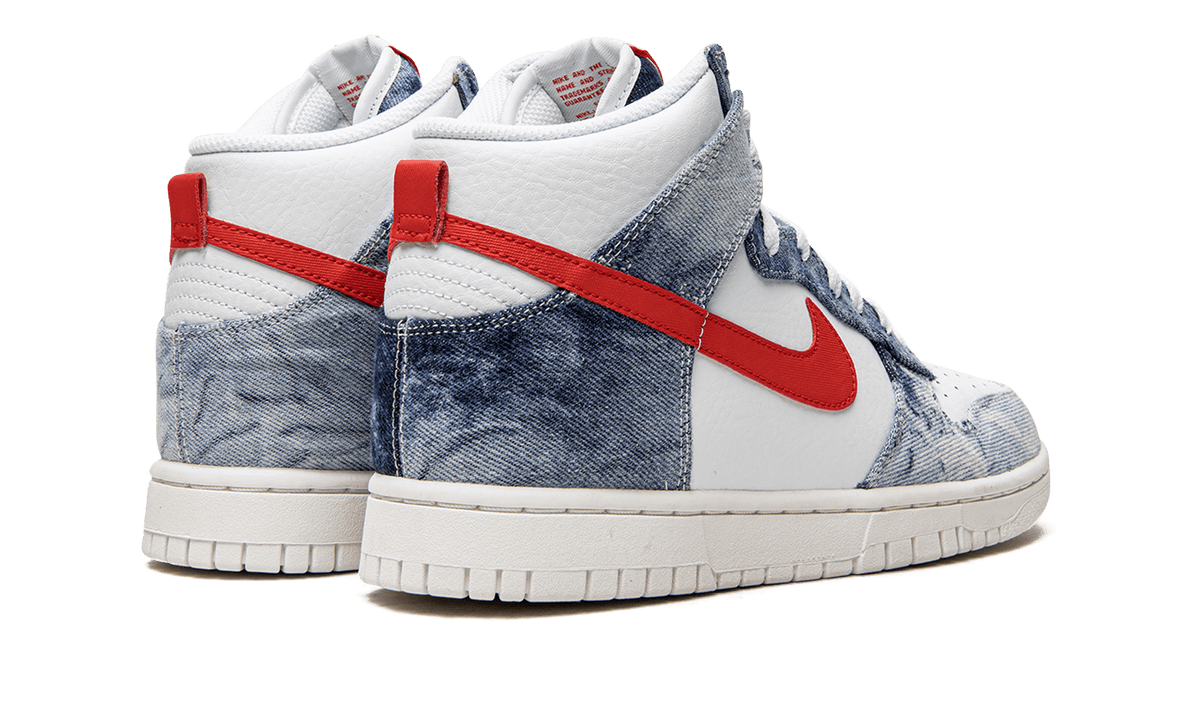 NIKE WOMENS DUNK HIGH Womens "Washed Denim" DV2181 900 DV2181 900 from Stadium Goods