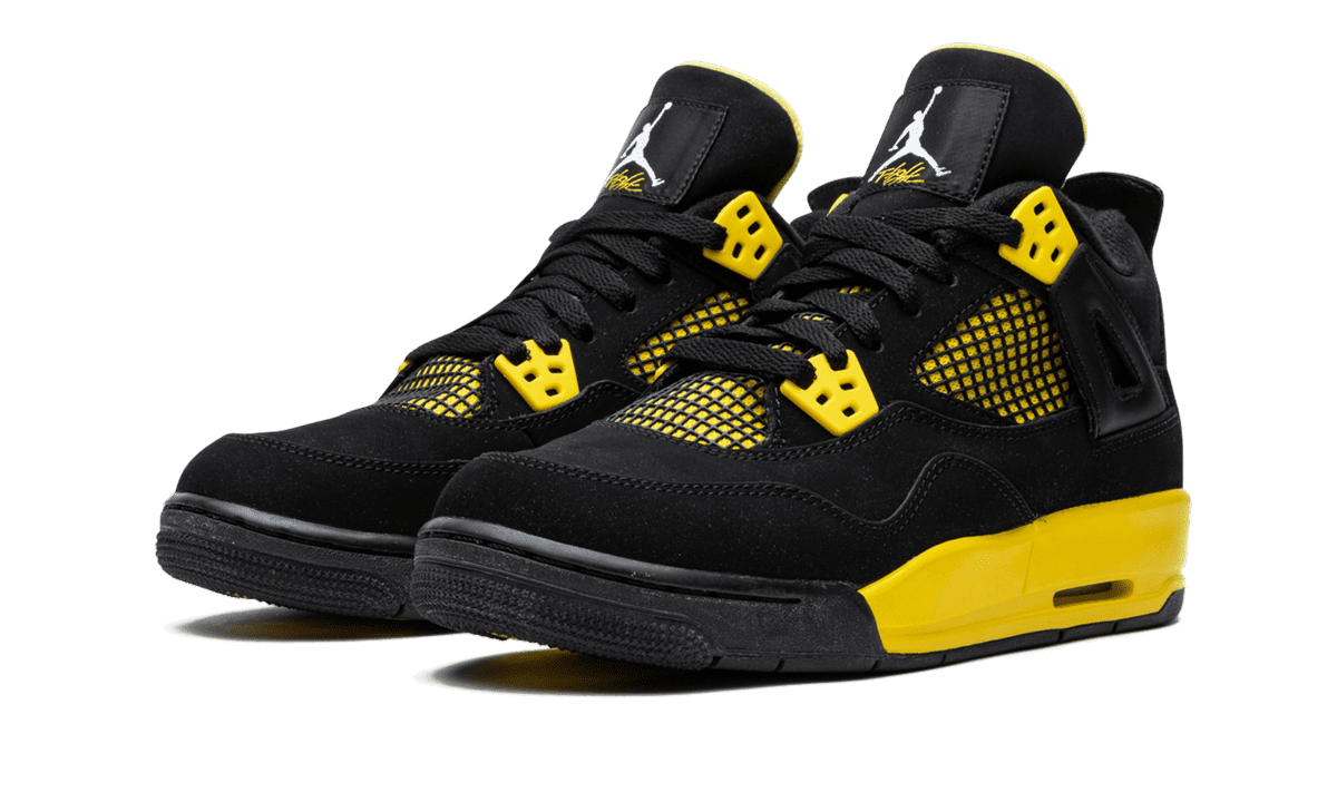 Air Jordan 4 Retro GS "Thunder" 408452 008 from Stadium Goods