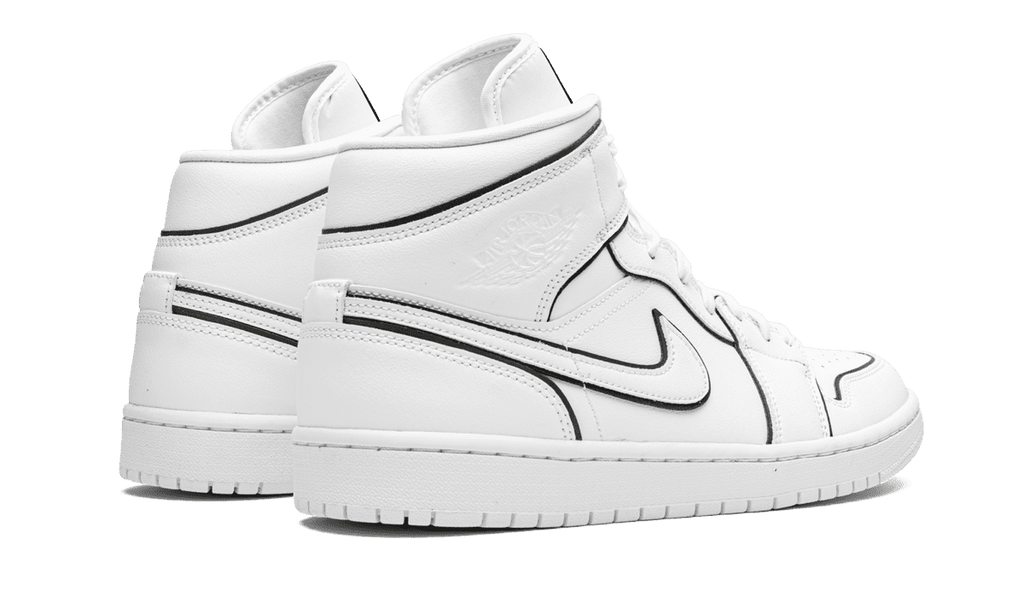 JORDAN WOMENS AIR JORDAN 1 MID Womens "Iridescent Outline" CK6587 100 CK6587 100 from Stadium Goods