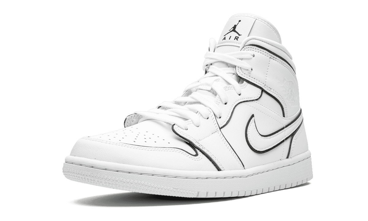 JORDAN WOMENS AIR JORDAN 1 MID Womens "Iridescent Outline" CK6587 100 CK6587 100 from Stadium Goods